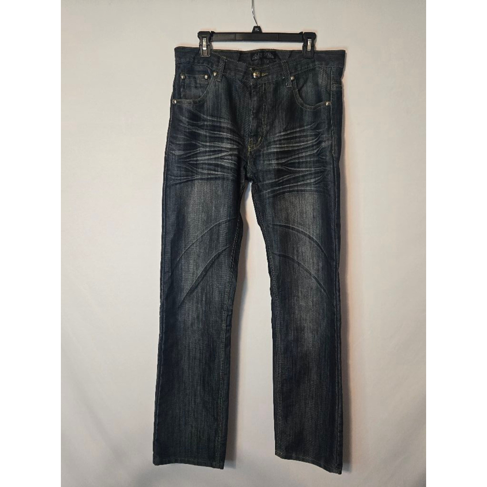 Men's City Ink Jeans Dark Wash Blue 34W 32L
